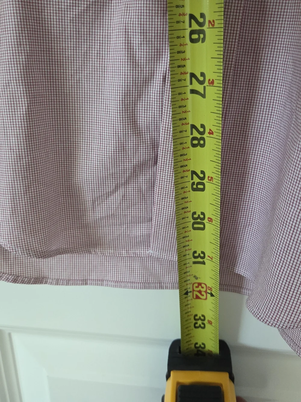 J Crew Red Check Men's Dress Shirt Soze Small